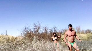 Fucking and Sucking outdoors in public