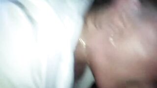Beautiful mature woman pleasures me by sucking my old cock