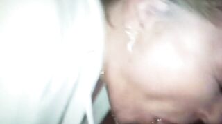 Beautiful mature woman pleasures me by sucking my old cock