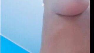 Amateur - Big Boob Mature Blond - eats own Cum