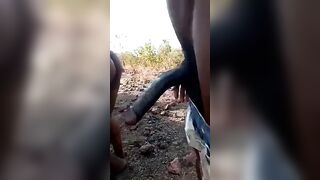 Big cock for African slut