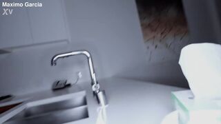 Curvy Asian with Beautiful Tits gets Dominated by a Muscular Stud