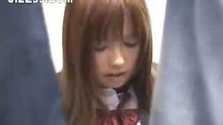 japanese creampie fucked in train