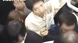 japanese creampie fucked in train