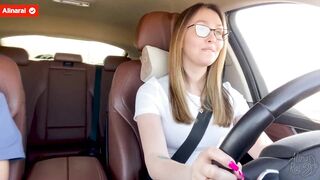 -Let me thank you with a blowjob ? -OK. Stepmother paid off her stepson for driving lessons
