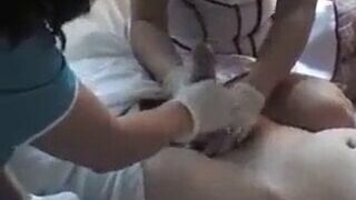 Vintage Latex Glove Nurse Handjob