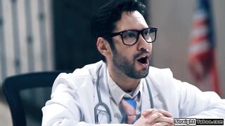 StraightTaboo.com - Lesbian fisted by doctor to get pregnant