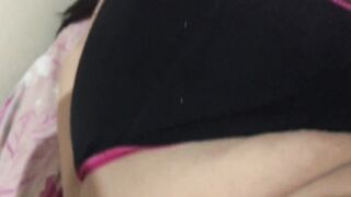 What a blessing I find my niece Karina in her underwear in her room, I will have a feast