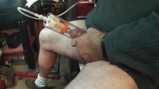 Trapped Penis Getting Needled