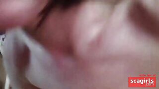 brunette 3 play whith dick