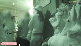Very Crowded Party! Caught By Security