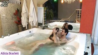 couple in the bathtub