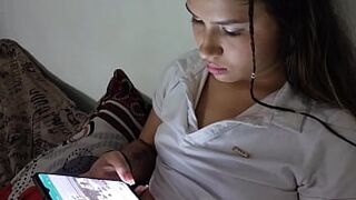 I INVITED HER TO WATCH A MOVIE TO FUCK HER AND CUM ON HER BACK (PART 1)