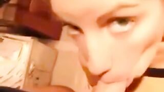 Svensk Blond suger som ett proffs