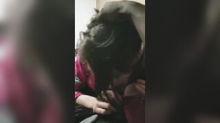 Swallowing cum