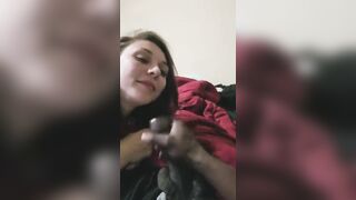 Swallowing cum