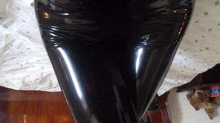 masturbation in latex