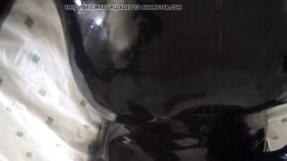 masturbation in latex