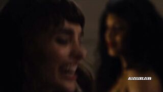 Romane Portail and Tina Desai in Sense8: A Christmas Special