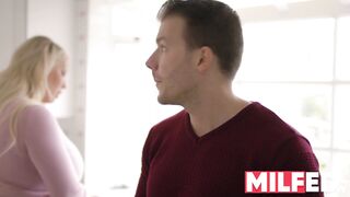 Mother-in-law With MASSIVE Tits Seduces her Stepdaughter's Boyfriend - MILFED
