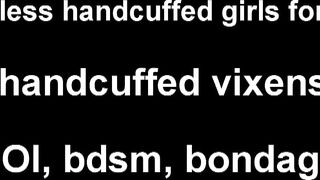 I thought being locked in handcuffs would be fun JOI