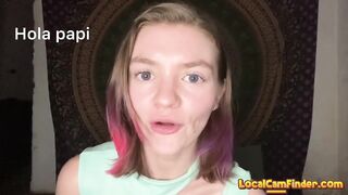 Joi in Spanish with a young gringa! Spanish subtitles!
