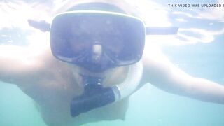 Nude swimming in the Black Sea