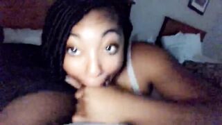 You’re good at sucking dick come join us We can swallow his cum together de