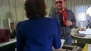 A secreary got her mouth full of cock and ass fucked