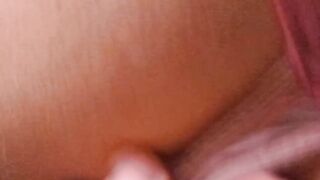 Cum inside and outside her pussy