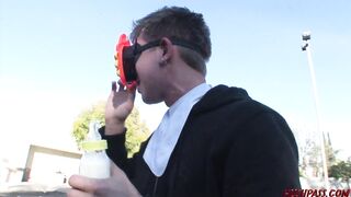 Busty Jordan Kingsley fucking a really young guy