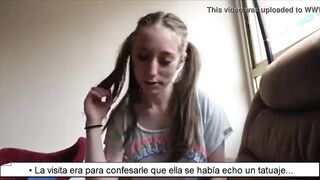Colegiala Va A Confesarse Con El Padre y Termina Follada