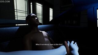 Vampire Girl Video Game Footjob