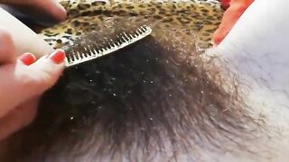 Hot hairy pussy has big orgasms