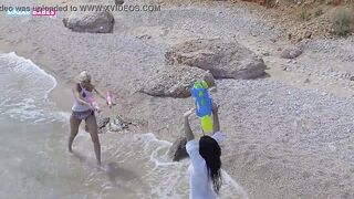 Summer Wet Beach Orgasm