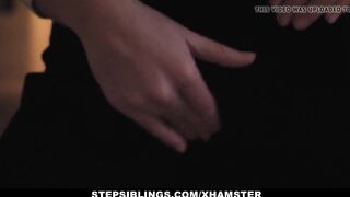 Stepsiblings - Cute Stepsis Seduced by Stepbro in Bathroom