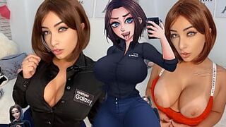 ASMR INTENSE Sam samsung virtual assistant cosplay giving some ho JOI Jerk Off Instructions to you in the best ASMR style