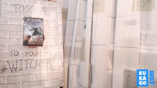 Surprisng Witcher's gloryhole with some hot facial in the end
