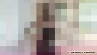 Make sure you eat up all your cum CEI