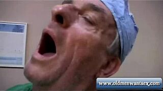 Old man Doctor fucks patient