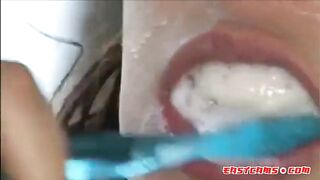 asian with dried cum on face cumbrush