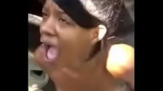 Pee On Ebony Girlfriend!