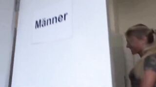 Beautiful German blonde from DeutscheHuren.Info gets creampie