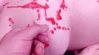 BDSM Nipple Squeezing For Pale Redhead Teen