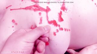 BDSM Nipple Squeezing For Pale Redhead Teen