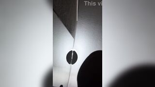 Fucking a dildo on a mirror part two