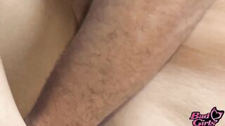 My blonde stepsister and I chatted in the kitchen and ended up fucking