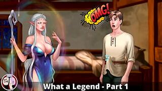WAL1 - My 10 inches dick dripped a bit of cum in my pants when that super hot princess appeared. (What a Legend - Part 1)