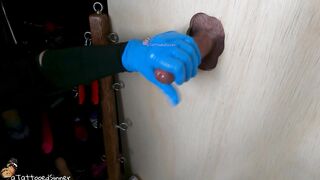 Glory Hole Handjob