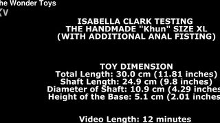 Isabella Clark Testing The Handmade Khun Size XL (With Additional Anal Fisting) TWT326